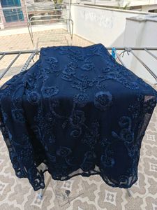 Navy Blue Partywear Gown