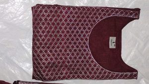 Elegant Maroon Kurta XL size