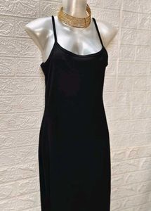 Black Spaghetti Dress