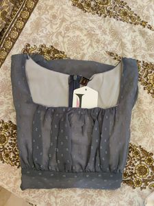 Gray Flare Dress New