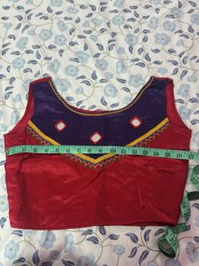 Red &amp; Blue Blouse