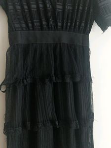 Black Flare Maxi Dress
