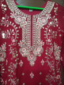 Heavy Work Kurta Set