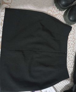 Black Korean Mini Skirt