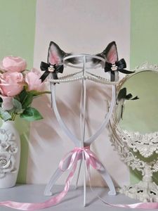 Cupcake Kuromi Cat Ears 🖤🎀✨️