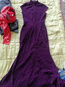 Valvet Party Wear Dress .