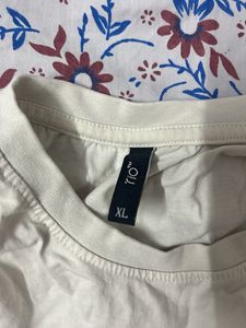 Reliance Trends XL Rio Cream Tshirt