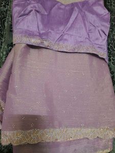 Saree+Stiched Blouse+Peticot