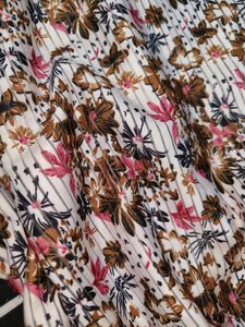 Floral Print Ladies Fancy Poncho Style Top