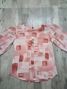 Abstract Print Top