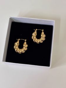 Chunky Croissant Hoops 🥐✨Anti-tarnish