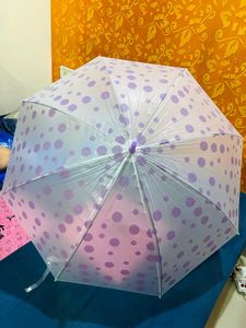 Yellow And Mix Colr Polka Dot Umbrella New With Ta