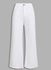 White Wide Leg Jeans
