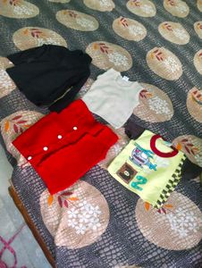 New 4 Shirts For 0-5 Months Kids