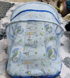 Baby Bedding Set With Pillow &amp; Mosquito Net