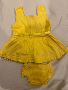 Cute Yellow Baby Outfit