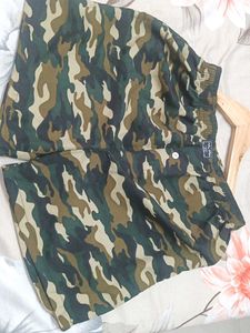 Camo Print Shorts