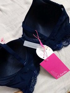 Navy Blue Lace Bralette