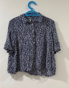 fame forever Floral Print Top