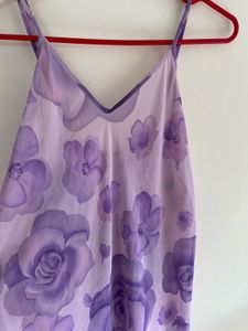 Floral One String Long Maxi Dress