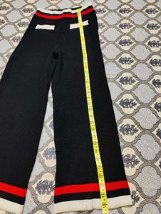 Chic Colorblock winter Knit Pants