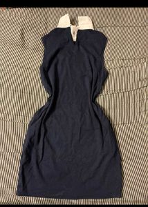 Navy Sleeveless Mini Dress