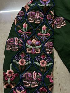 Dark green dress