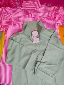 Women&#39;s Shirt Dresses - Pink Striped &amp; Mint (2)