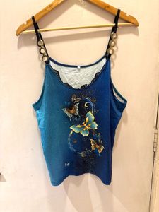 Butterfly Print Cami Top