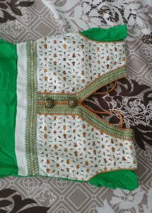 Green Anarkali Dress
