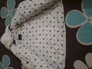 Cute White Kids' Winter Coat