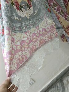 pakistani Floral Kurta Set