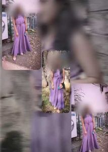 Elegant Purple Maxi Dress