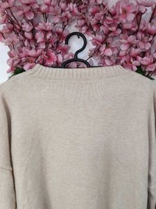 Oversized Bunny Cartoon Sweater
