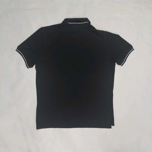 C.P. COMPANY Black Polo T-shirt