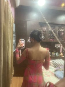 Pink Plaid Mini Dress