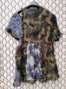 New With Tag Ruffled Korean Top