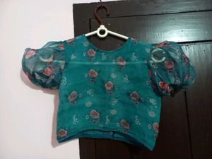 Floral Puff Sleeve Top