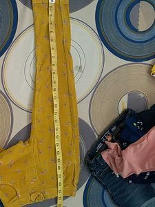 Floral Corduroy Pants - Size Kids