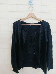 Sparkly Black Cardigan