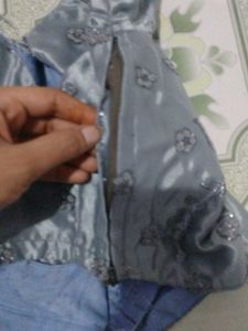 Grey Colour Lahenga