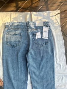 High Waist New With Tag Mom Fit Denim Jeans