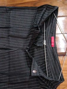 Thailand_Made Striped Black Pants