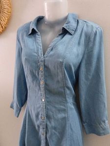 ONLY Stylish Casual Denim Dress