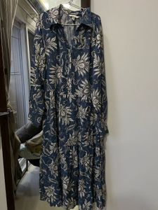 H&M BLUE MAXI DRESS