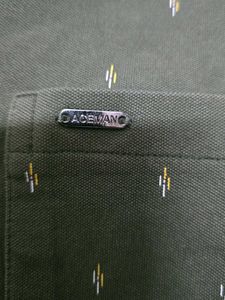 AceMan Olive Green Polo T-Shirt