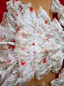 Floral Ruffled Mini Dress