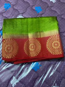 Mehendi Green Saree