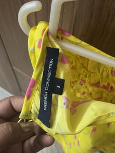 Cute Yellow Floral Top