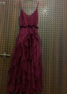 Wine Colour Dress
